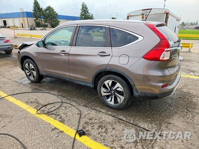 Drugie zdjęcie samochodu z przodu: 2016 HONDA CR-V TOURING VIN:5J6RM4H97GL039399 - miniatura
