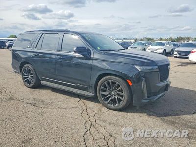 Czwarte zdjęcie samochodu z boku: 2021 CADILLAC ESCALADE SPORT VIN:1GYS4FKL9MR218201 - miniatura