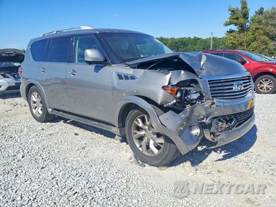 Czwarte zdjęcie samochodu z boku: 2014 INFINITI QX80 BASE VIN:JN8AZ2NF9E9555233 - miniatura