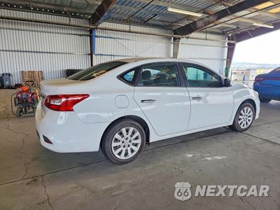 Trzecie zdjęcie samochodu z tyłu: 2018 NISSAN SENTRA S VIN:3N1AB7AP4JY243758 - miniatura