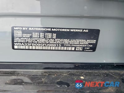 Zdjęcie 13 z 13 samochodu: 2025 BMW 4ER 430XI GRAN COUPE VIN:WBA33FB09SFU98815 - miniatura