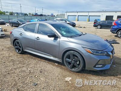 Czwarte zdjęcie samochodu z boku: 2021 NISSAN SENTRA SR VIN:3N1AB8DV2MY236697 - miniatura