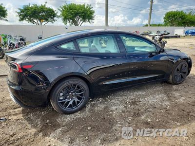 Trzecie zdjęcie samochodu z tyłu: 2026 TESLA MODEL 3 VIN:5YJ3E1EB9TF182527 - miniatura