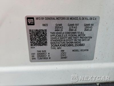 Zdjęcie 13 z 13 samochodu: 2024 CHEVROLET EQUINOX LS VIN:3GNAXHEG8RL153883 - miniatura