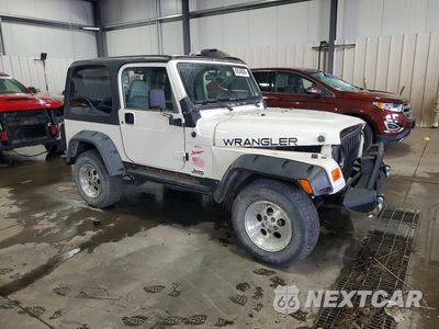 Czwarte zdjęcie samochodu z boku: 1997 JEEP WRANGLER / TJ SPORT VIN:1J4FY19S8VP440263 - miniatura