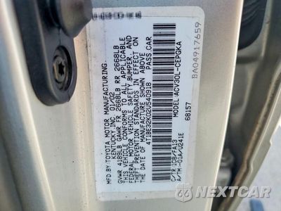Zdjęcie 12 z 12 samochodu: 2002 TOYOTA CAMRY XLE VIN:4T1BE32K02U540918 - miniatura