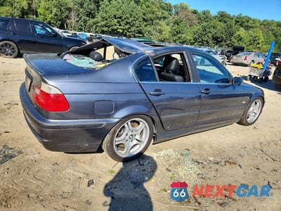 Trzecie zdjęcie samochodu z tyłu: 2001 BMW 3 SERIES 330 I VIN:WBAAV53471FT01670 - miniatura
