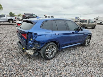 Trzecie zdjęcie samochodu z tyłu: 2019 BMW X3 XDRIVE30I VIN:5UXTR9C51KLP87541 - miniatura