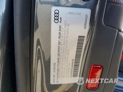 Zdjęcie 12 z 12 samochodu: 2018 AUDI S5 PREMIUM PLUS VIN:WAUB4CF52JA046536 - miniatura