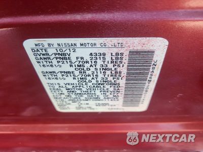 Zdjęcie 13 z 13 samochodu: 2013 NISSAN ROGUE S VIN:JN8AS5MT2DW011458 - miniatura