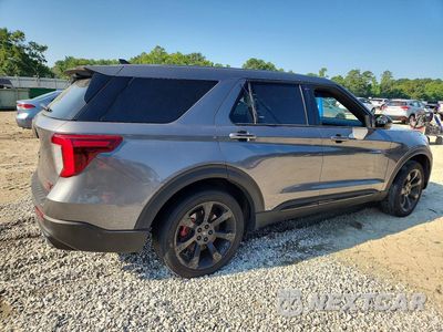 Trzecie zdjęcie samochodu z tyłu: 2021 FORD EXPLORER ST VIN:1FM5K8GC5MGA36337 - miniatura