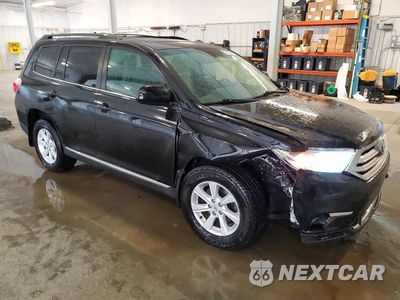 Czwarte zdjęcie samochodu z boku: 2012 TOYOTA HIGHLANDER SE VIN:5TDBK3EH7CS107230 - miniatura
