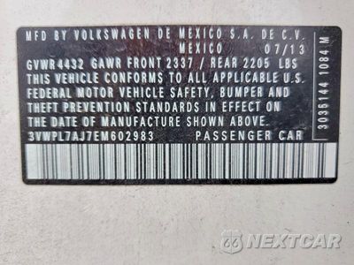 Zdjęcie 13 z 13 samochodu: 2014 VOLKSWAGEN JETTA SPORTWAGEN TDI VIN:3VWPL7AJ7EM602983 - miniatura