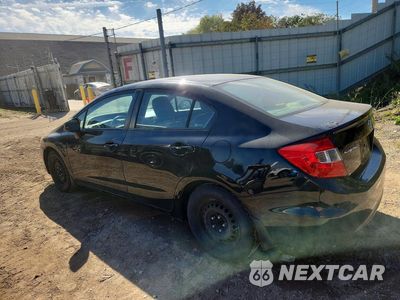 Drugie zdjęcie samochodu z przodu: 2012 HONDA CIVIC LX VIN:19XFB2F5XCE106177 - miniatura