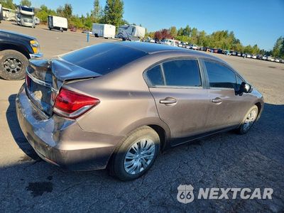 Trzecie zdjęcie samochodu z tyłu: 2014 HONDA CIVIC LX VIN:2HGFB2F53EH507384 - miniatura