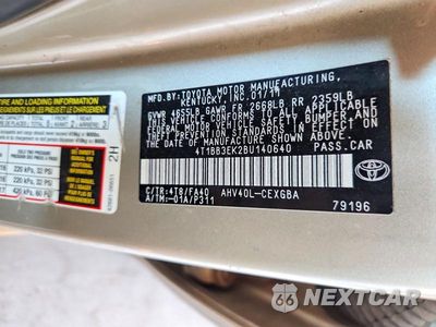 Zdjęcie 12 z 12 samochodu: 2011 TOYOTA CAMRY HYBRID VIN:4T1BB3EK2BU140640 - miniatura