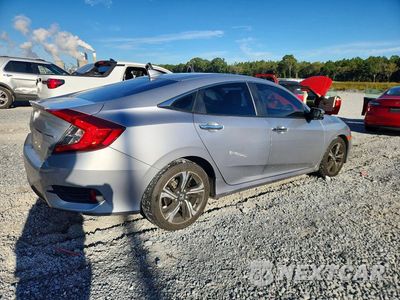Trzecie zdjęcie samochodu z tyłu: 2018 HONDA CIVIC TOURING VIN:JHMFC1F96JX021360 - miniatura