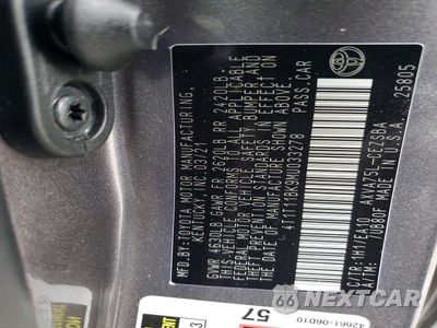 Zdjęcie 12 z 12 samochodu: 2021 TOYOTA CAMRY SE VIN:4T1T11BK9MU033278 - miniatura