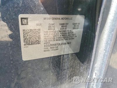 Zdjęcie 12 z 12 samochodu: 2020 CHEVROLET MALIBU LT VIN:1G1ZD5ST2LF098863 - miniatura