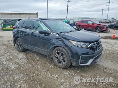 Czwarte zdjęcie samochodu z boku: 2021 HONDA CR-V EX VIN:5J6RW2H51ML001805 - miniatura