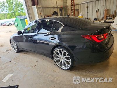 Drugie zdjęcie samochodu z przodu: 2018 INFINITI Q50 3.0T LUXE VIN:JN1EV7AR3JM435847 - miniatura