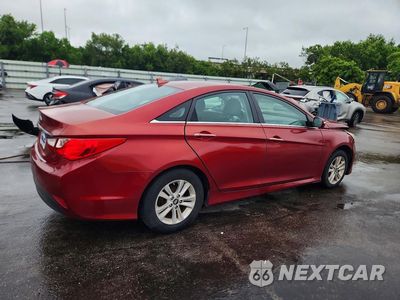 Trzecie zdjęcie samochodu z tyłu: 2014 HYUNDAI SONATA GLS VIN:5NPEB4AC3EH926287 - miniatura