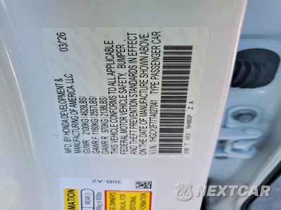 Zdjęcie 12 z 12 samochodu: 2026 HONDA ACCORD HYBRID SPORT-L VIN:1HGCY2F77TA027041 - miniatura