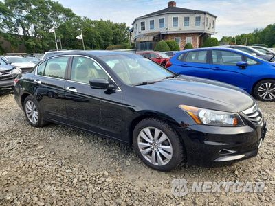 Czwarte zdjęcie samochodu z boku: 2011 HONDA ACCORD EXL VIN:1HGCP3F83BA001164 - miniatura
