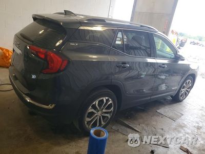 Trzecie zdjęcie samochodu z tyłu: 2020 GMC TERRAIN SLT VIN:3GKALPEV6LL150201 - miniatura