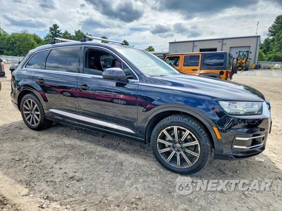 Czwarte zdjęcie samochodu z boku: 2017 AUDI Q7 PREMIUM PLUS VIN:WA1LAAF73HD028524 - miniatura