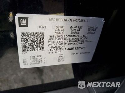 Zdjęcie 13 z 13 samochodu: 2021 CADILLAC ESCALADE PREMIUM LUXURY PLATINUM VIN:1GYS4DKLXMR312527 - miniatura