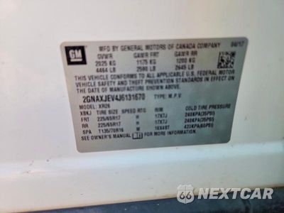 Zdjęcie 12 z 12 samochodu: 2018 CHEVROLET EQUINOX LT VIN:2GNAXJEV4J6131670 - miniatura