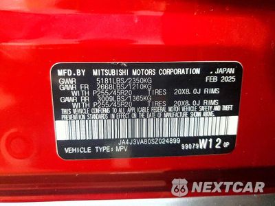 Zdjęcie 13 z 13 samochodu: 2025 MITSUBISHI OUTLANDER SE VIN:JA4J3VA80SZ024899 - miniatura