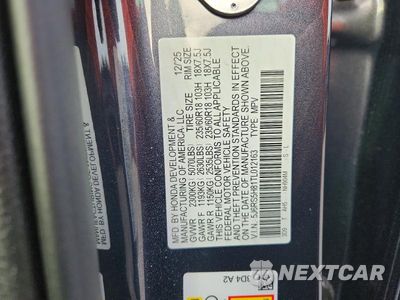 Zdjęcie 13 z 13 samochodu: 2026 HONDA CR-V SPORT-L VIN:5J6RS5H81TL012163 - miniatura