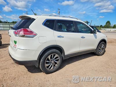 Trzecie zdjęcie samochodu z tyłu: 2015 NISSAN ROGUE SL VIN:5N1AT2MV8FC809939 - miniatura