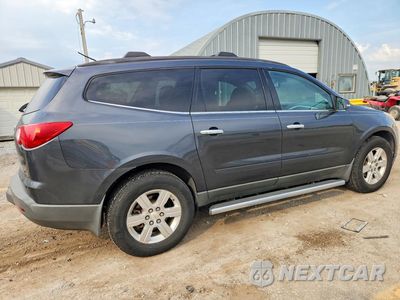 Trzecie zdjęcie samochodu z tyłu: 2012 CHEVROLET TRAVERSE LT VIN:1GNKVJEDXCJ274842 - miniatura