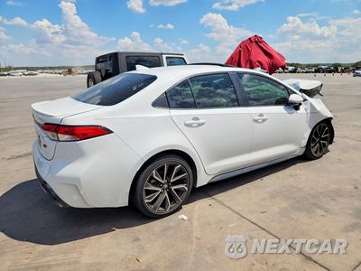 Trzecie zdjęcie samochodu z tyłu: 2020 TOYOTA COROLLA SE VIN:JTDP4RCE7LJ009100 - miniatura