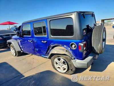 Drugie zdjęcie samochodu z przodu: 2018 JEEP WRANGLER UNLIMITED SPORT VIN:1C4HJXDG9JW203130 - miniatura