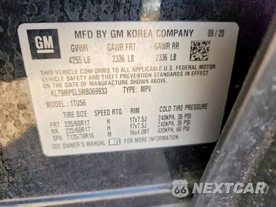 Zdjęcie 12 z 12 samochodu: 2021 CHEVROLET TRAILBLAZER LT VIN:KL79MPSL5MB069933 - miniatura