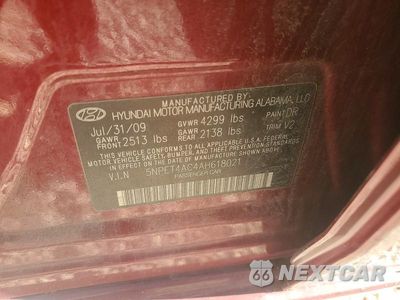 Zdjęcie 12 z 12 samochodu: 2010 HYUNDAI SONATA GLS VIN:5NPET4AC4AH618021 - miniatura