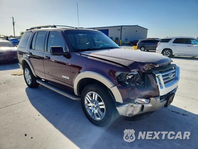 Czwarte zdjęcie samochodu z boku: 2008 FORD EXPLORER EDDIE BAUER VIN:1FMEU64E38UB36593 - miniatura
