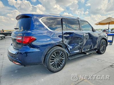 Trzecie zdjęcie samochodu z tyłu: 2023 INFINITI QX80 PREMIUM SELECT VIN:JN8AZ2AE0P9302740 - miniatura