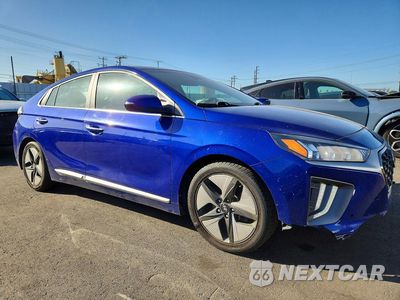 Czwarte zdjęcie samochodu z boku: 2021 HYUNDAI IONIQ LIMITED VIN:KMHC05LC9MU260908 - miniatura
