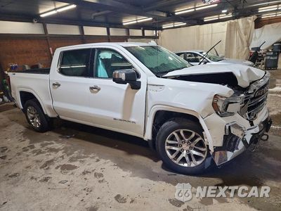 Czwarte zdjęcie samochodu z boku: 2020 GMC SIERRA K1500 SLT VIN:3GTU9DED5LG306895 - miniatura