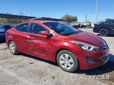 Czwarte zdjęcie samochodu z boku: 2016 HYUNDAI ELANTRA SE VIN:5NPDH4AEXGH766455 - miniatura