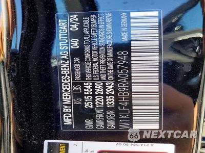 Zdjęcie 12 z 12 samochodu: 2024 MERCEDES-BENZ E 350 4MATIC VIN:W1KLF4HB9RA057948 - miniatura