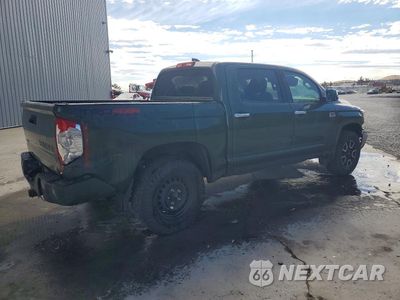 Trzecie zdjęcie samochodu z tyłu: 2021 TOYOTA TUNDRA 1794 EDITION VIN:5TFAY5F10MX007800 - miniatura