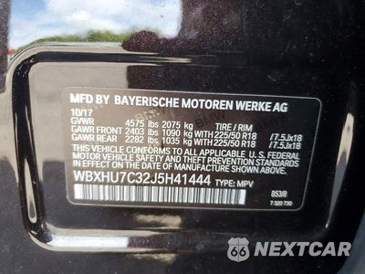 Zdjęcie 13 z 13 samochodu: 2018 BMW X1 SDRIVE28I VIN:WBXHU7C32J5H41444 - miniatura
