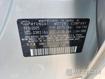 Zdjęcie 13 z 13 samochodu: 2025 HYUNDAI SONATA HYBRID SEL VIN:KMHL34JJ5SA123899 - miniatura