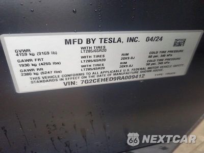 Zdjęcie 14 z 14 samochodu: 2024 TESLA CYBERTRUCK VIN:7G2CEHED9RA009412 - miniatura